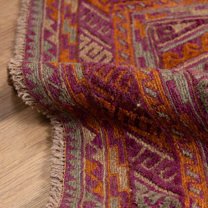 שטיח אוזבקי 00 אדום/כתום 180*150 | Uzbek