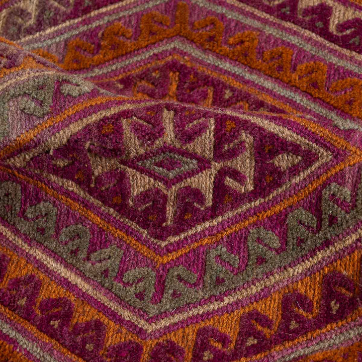 שטיח אוזבקי 00 אדום/כתום 180*150 | Uzbek