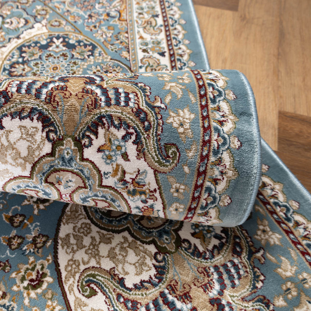 שטיח טבריז 03 תכלת  | Tabriz