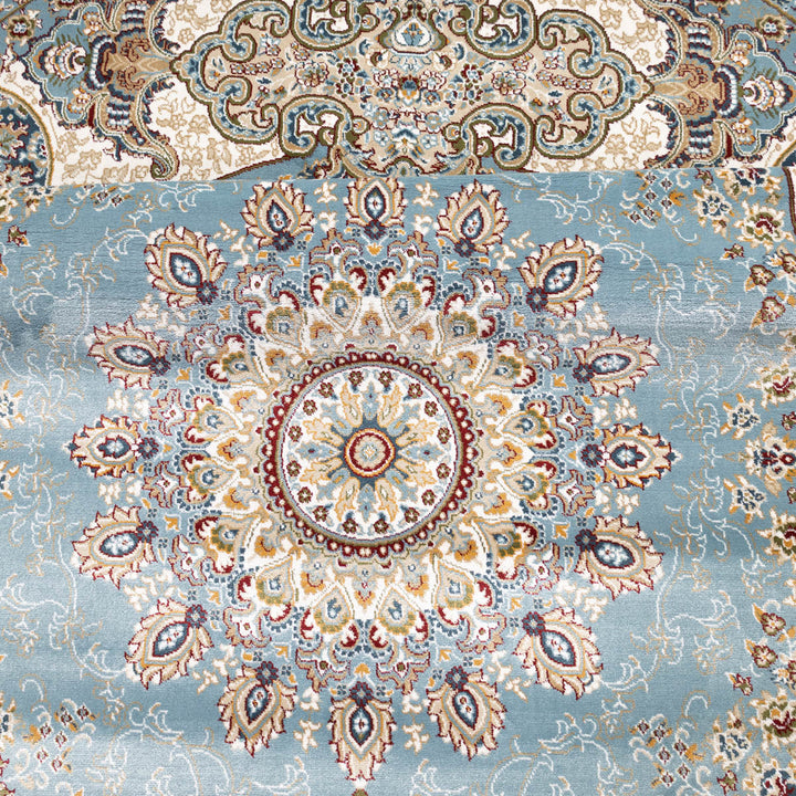 שטיח טבריז 03 תכלת  | Tabriz