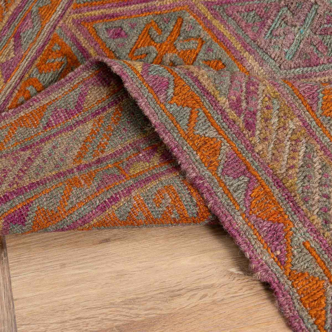 שטיח אוזבקי 00 אדום/כתום 190*150 | Uzbek