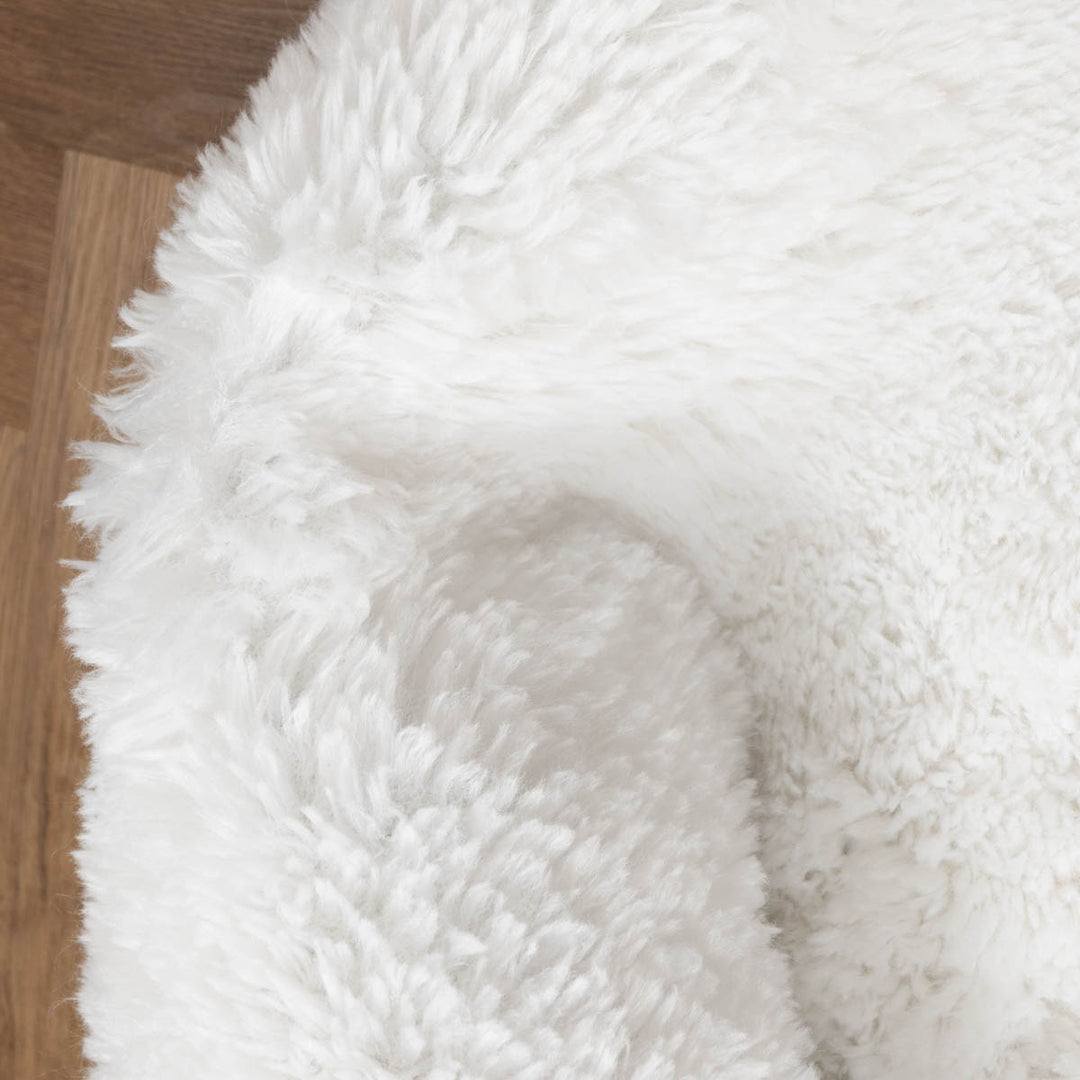 שטיח מליבו שאג 01 לבן | Malibu Shag