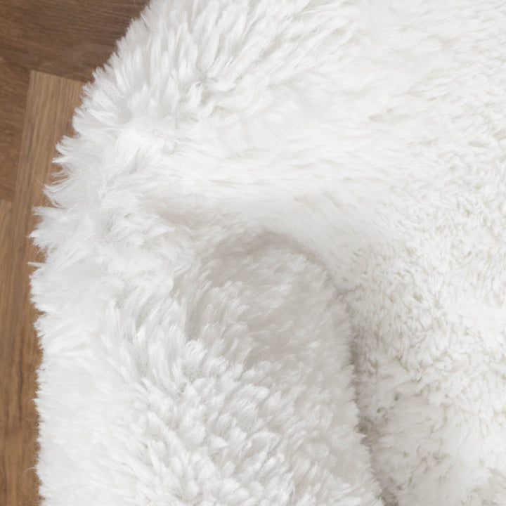 שטיח מליבו שאג 01 לבן | Malibu Shag