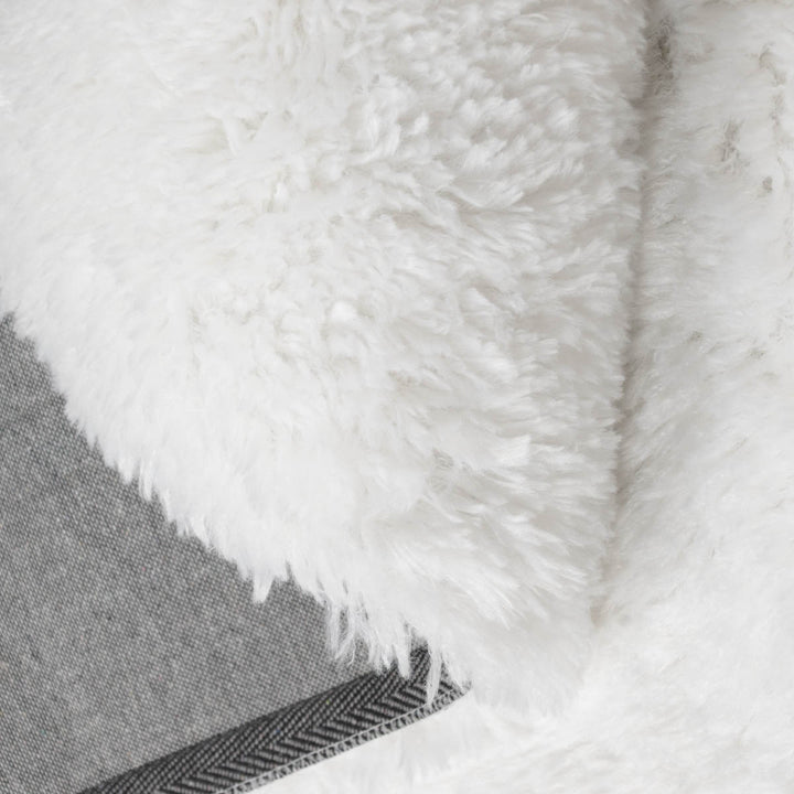 שטיח מליבו שאג 01 לבן | Malibu Shag