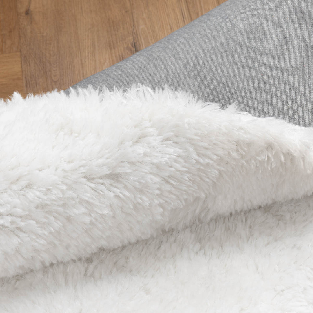 שטיח מליבו שאג 01 לבן | Malibu Shag