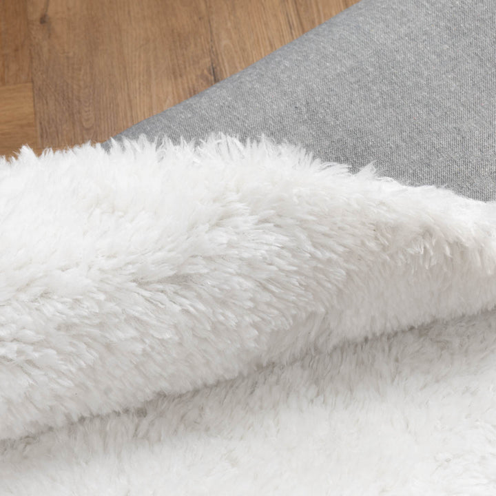שטיח מליבו שאג 01 לבן | Malibu Shag