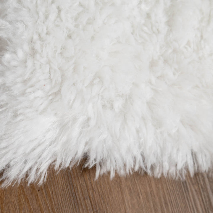 שטיח מליבו שאג 01 לבן | Malibu Shag