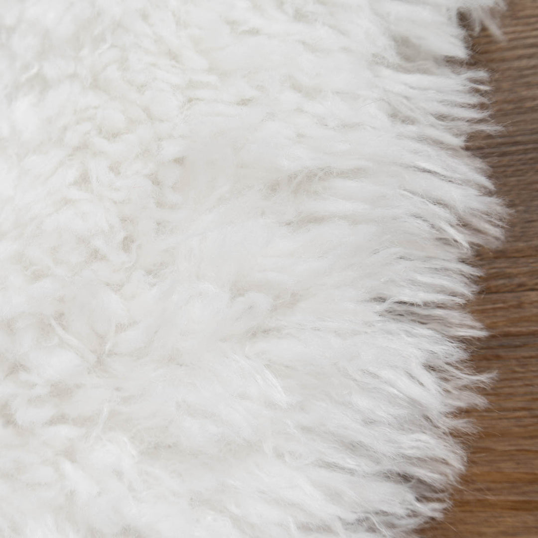 שטיח מליבו שאג 01 לבן | Malibu Shag