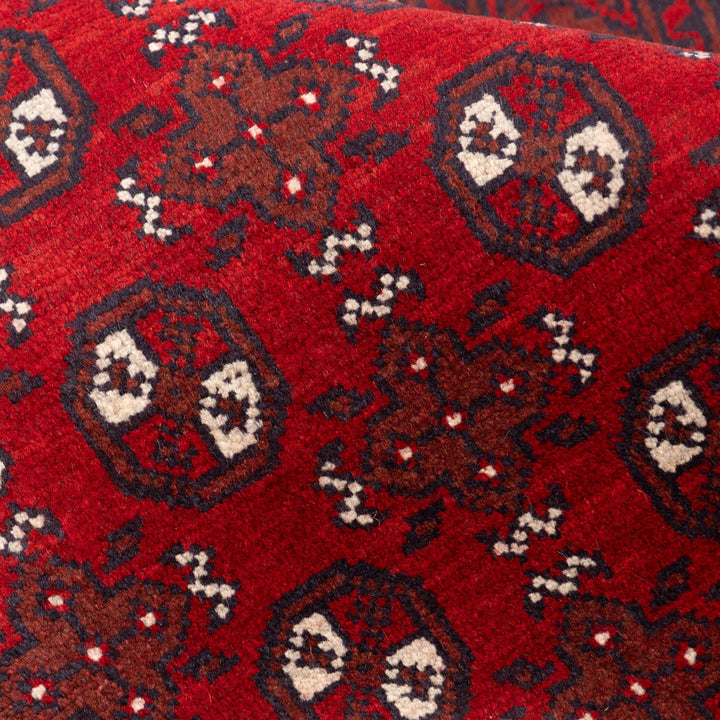 שטיח אפגני בוכרה 00 אדום 243*174 | Bokhara Rug