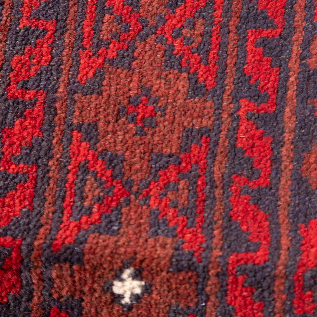 שטיח אפגני בוכרה 00 אדום 243*174 | Bokhara Rug