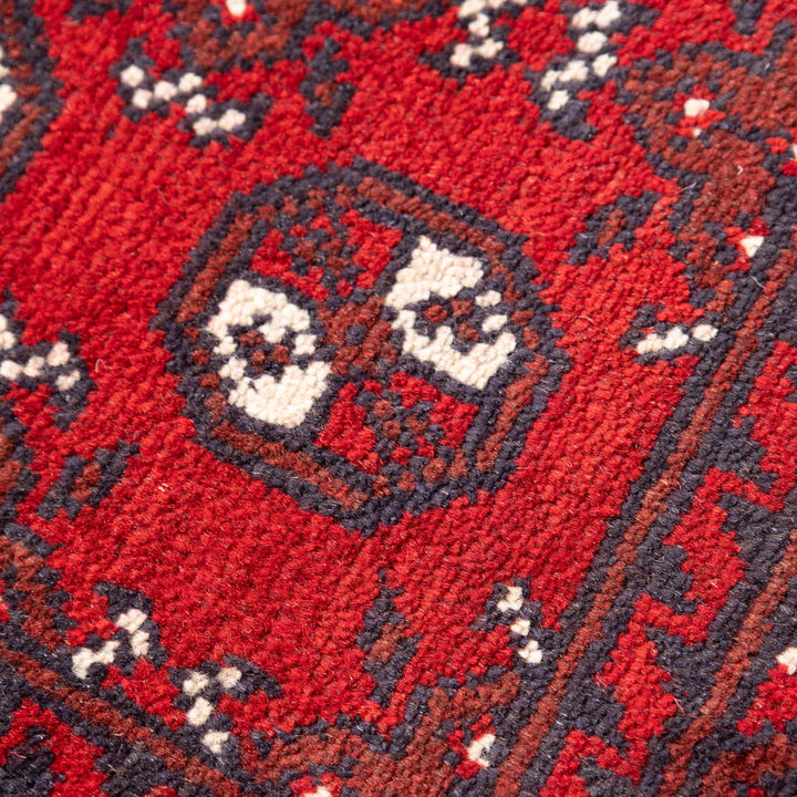 שטיח אפגני בוכרה 00 אדום 243*174 | Bokhara Rug