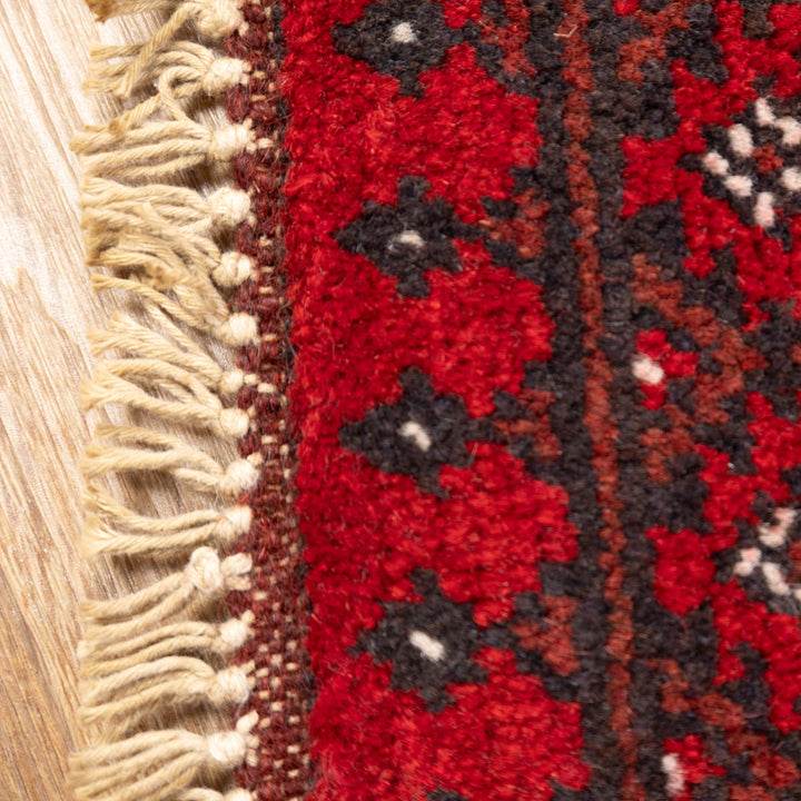 שטיח אפגני בוכרה 00 אדום 244*166 | Bokhara Rug