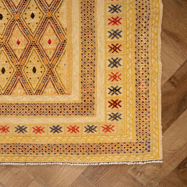 שטיח אוזבקי 00 בז' 195*150 | Uzbek