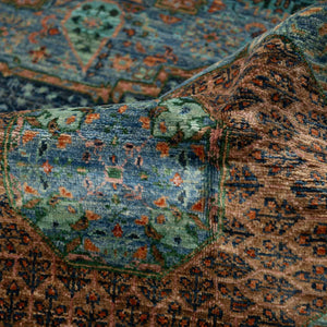 שטיח ממלוק 00 טורקיז 245*174 | Mamluk