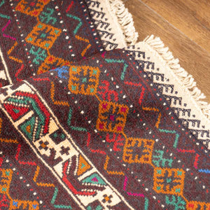 שטיח בלוץ' פרסי 00 אדום 220*120 | Baluch