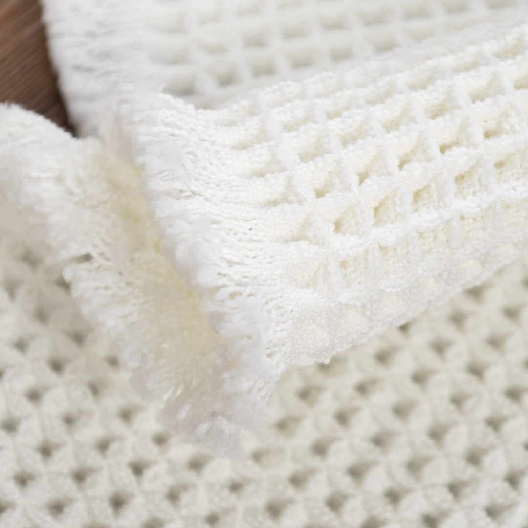 שטיח אמבט אוסקר משובץ 01 לבן | Oscar