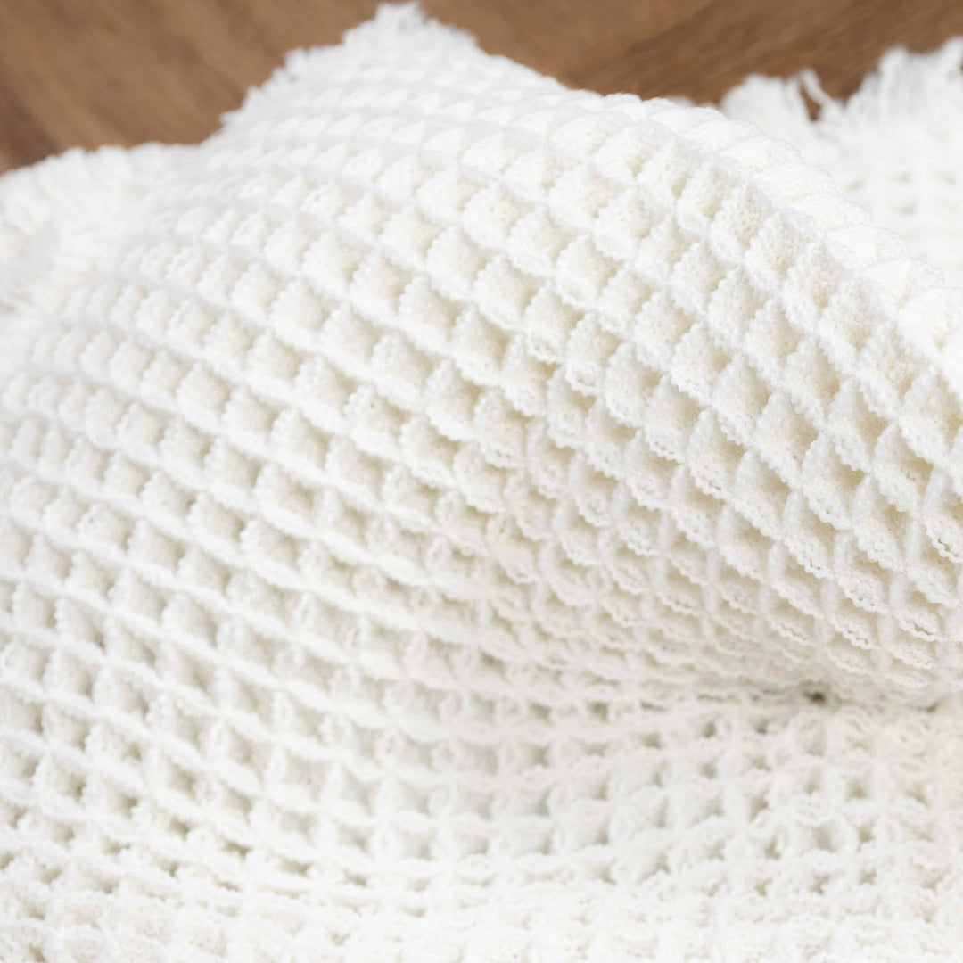 שטיח אמבט אוסקר משובץ 01 לבן | Oscar