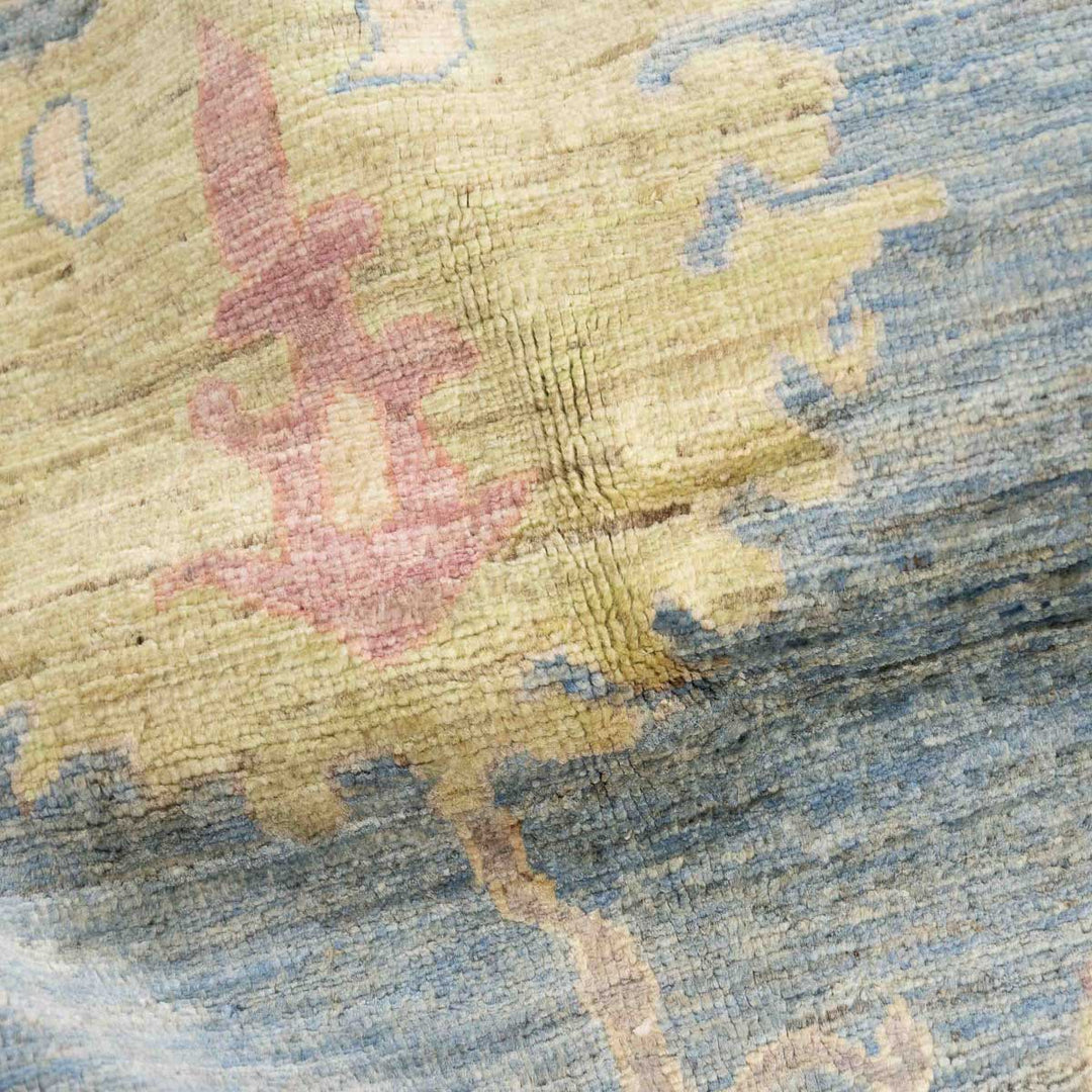 שטיח אושק 00 אפור תכלת 352*247 | Oushak