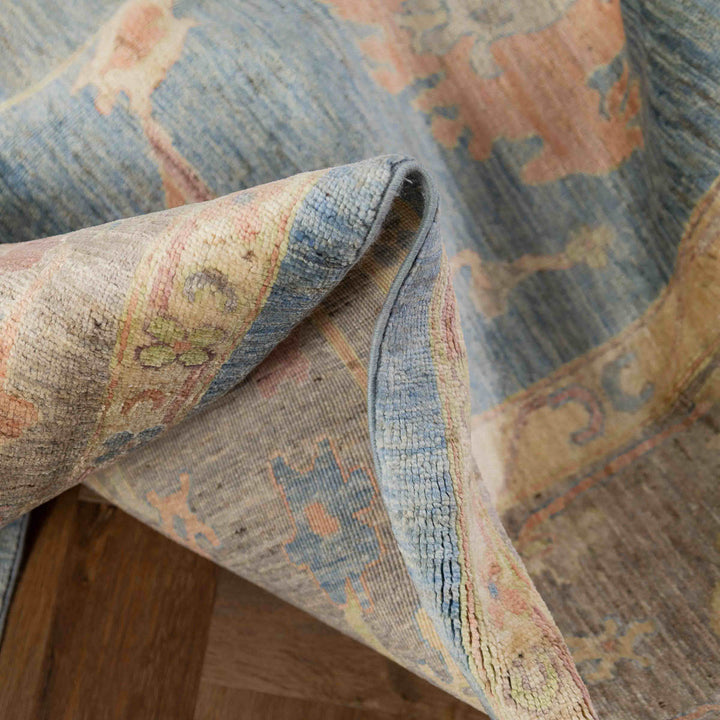 שטיח אושק 00 אפור תכלת 352*247 | Oushak