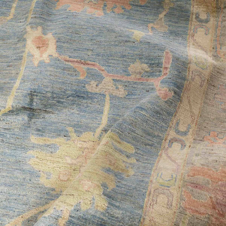 שטיח אושק 00 אפור תכלת 352*247 | Oushak