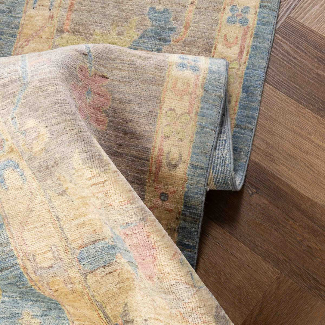 שטיח אושק 00 אפור תכלת 352*247 | Oushak