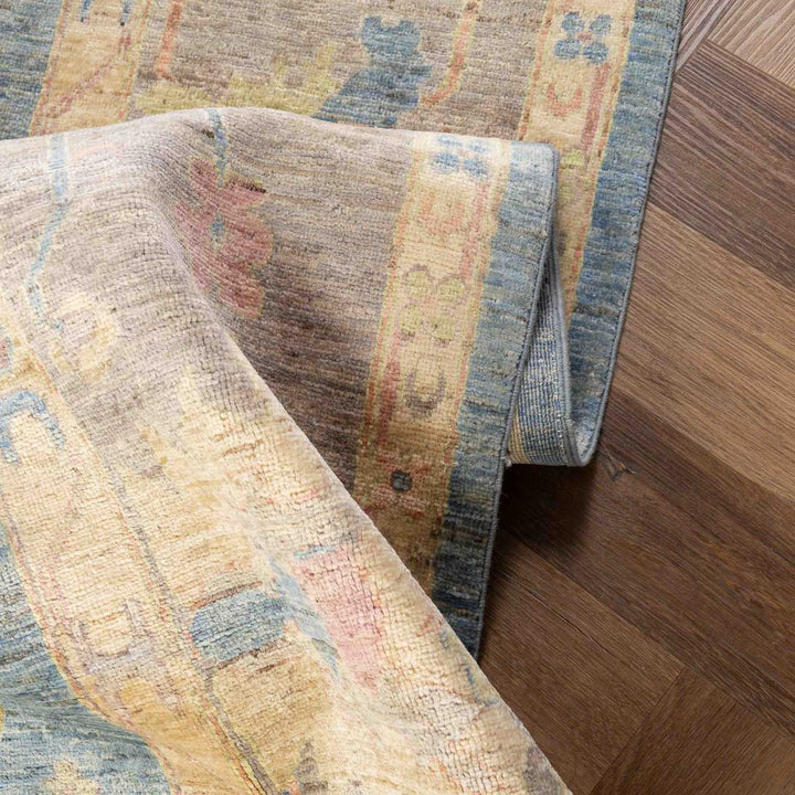 שטיח אושק 00 אפור תכלת 352*247 | Oushak