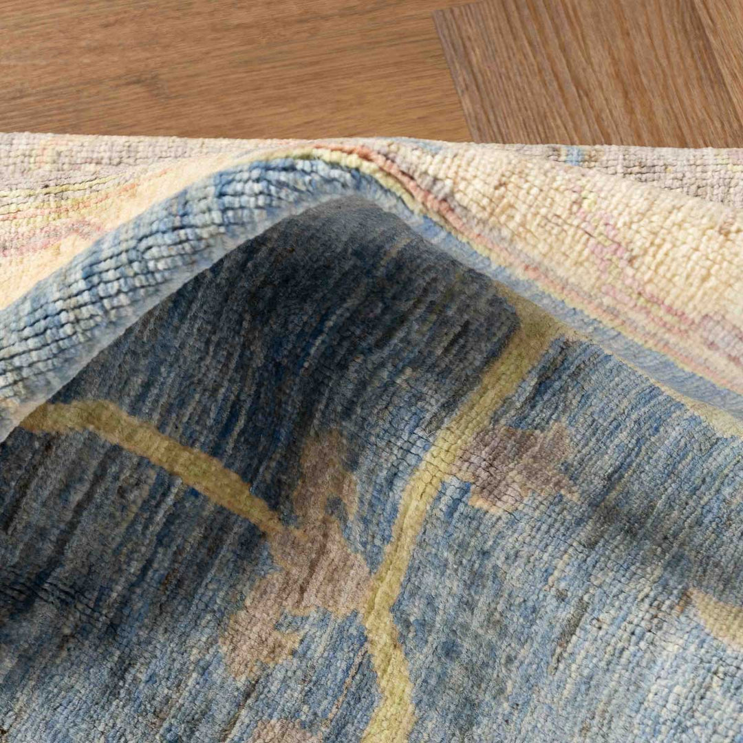 שטיח אושק 00 אפור תכלת 352*247 | Oushak