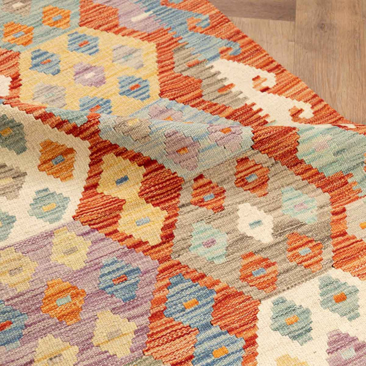 שטיח קילים אפגני 00 צבעוני 295*82