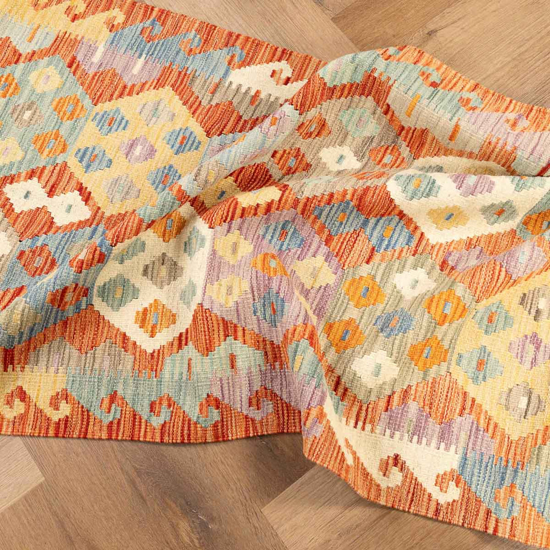 שטיח קילים אפגני 00 צבעוני 295*82