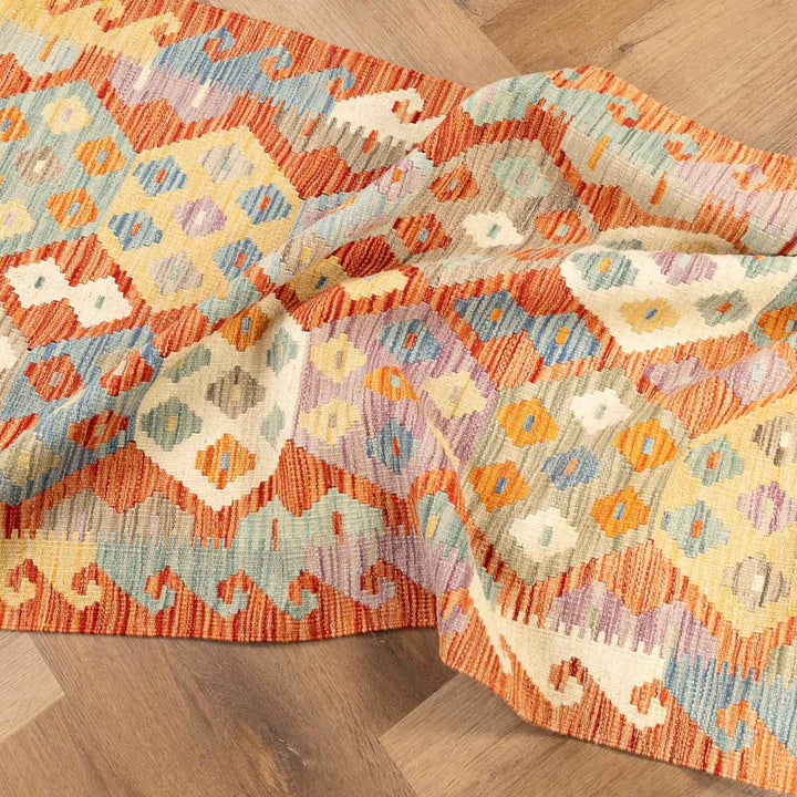 שטיח קילים אפגני 00 צבעוני 295*82