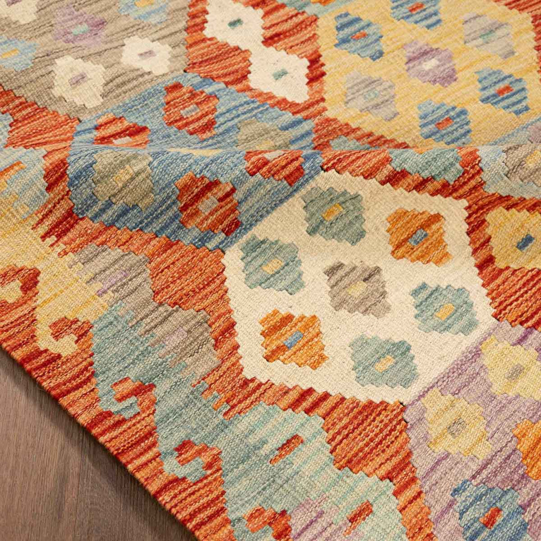 שטיח קילים אפגני 00 צבעוני 295*82