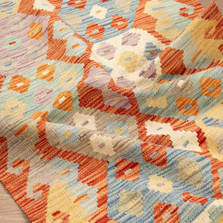 שטיח קילים אפגני 00 צבעוני 295*82