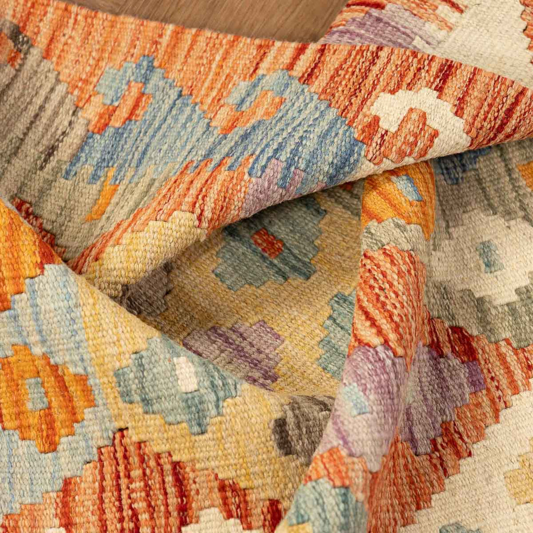 שטיח קילים אפגני 00 צבעוני 295*82