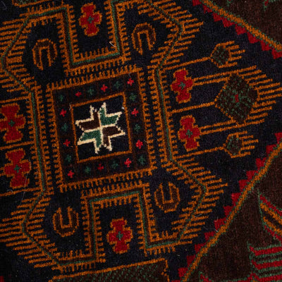 שטיח בלוץ' פרסי 00 אדום 213*128 | Baluch