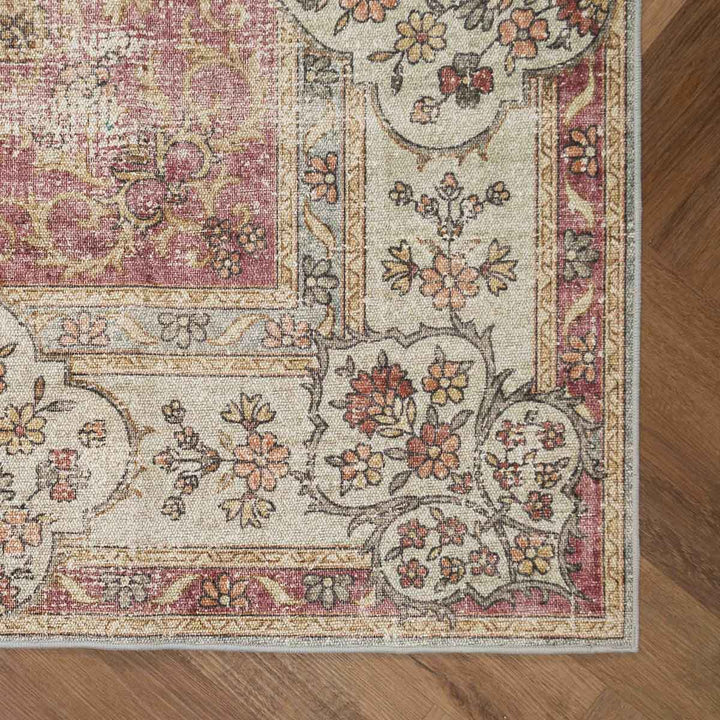 שטיח וינטאז' רוז 08 אפור/בריק | Vintage Rose