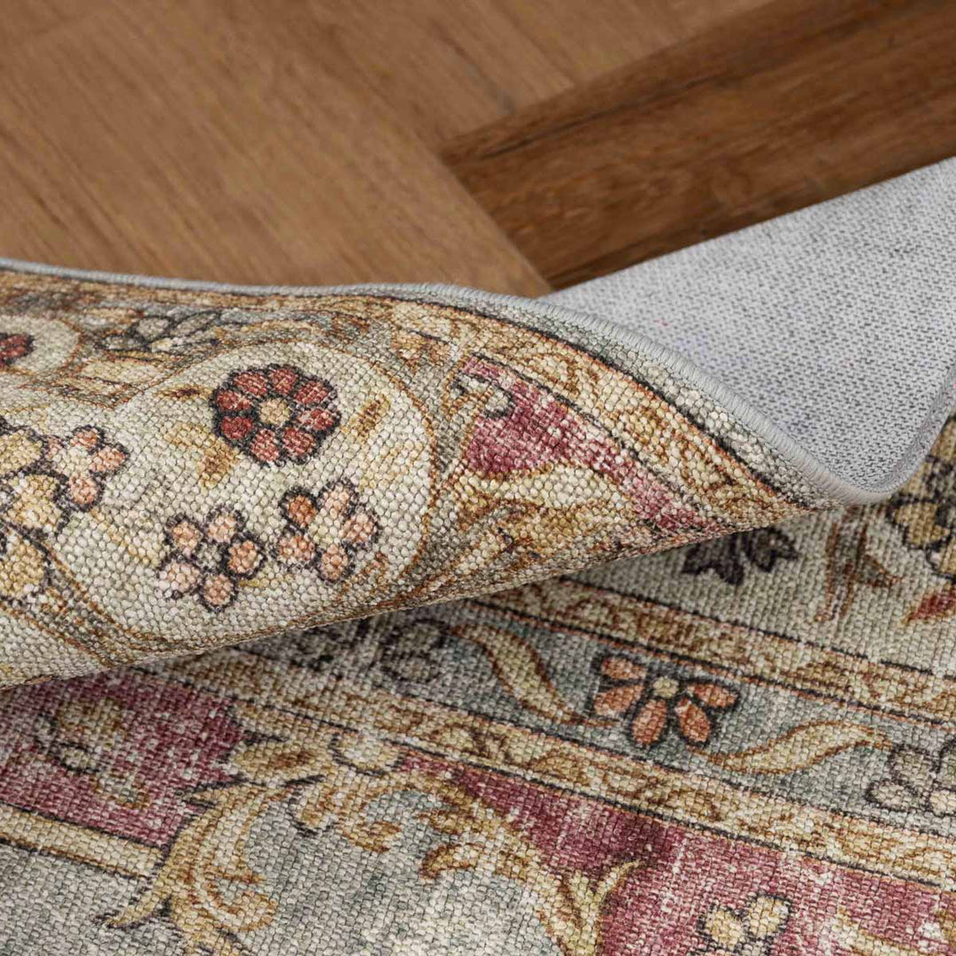 שטיח וינטאז' רוז 08 אפור/בריק | Vintage Rose