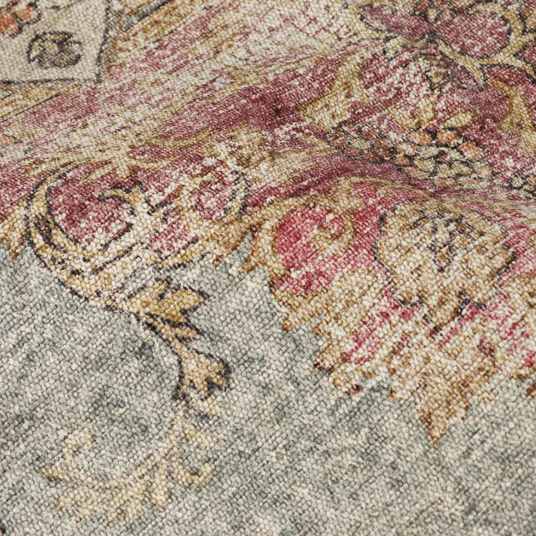 שטיח וינטאז' רוז 08 אפור/בריק | Vintage Rose