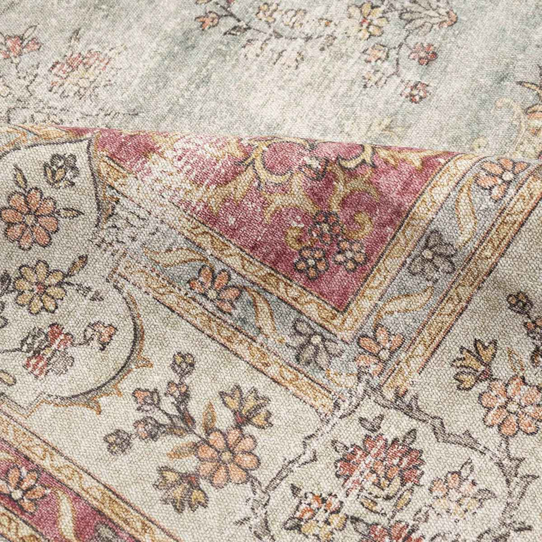 שטיח וינטאז' רוז 08 אפור/בריק | Vintage Rose