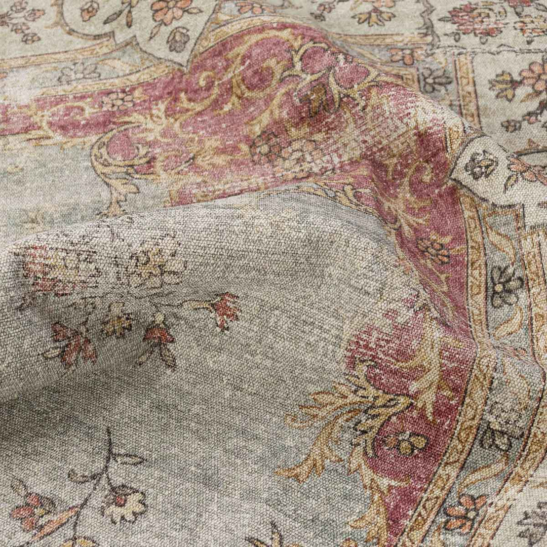 שטיח וינטאז' רוז 08 אפור/בריק | Vintage Rose