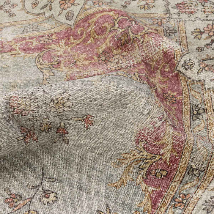 שטיח וינטאז' רוז 08 אפור/בריק | Vintage Rose