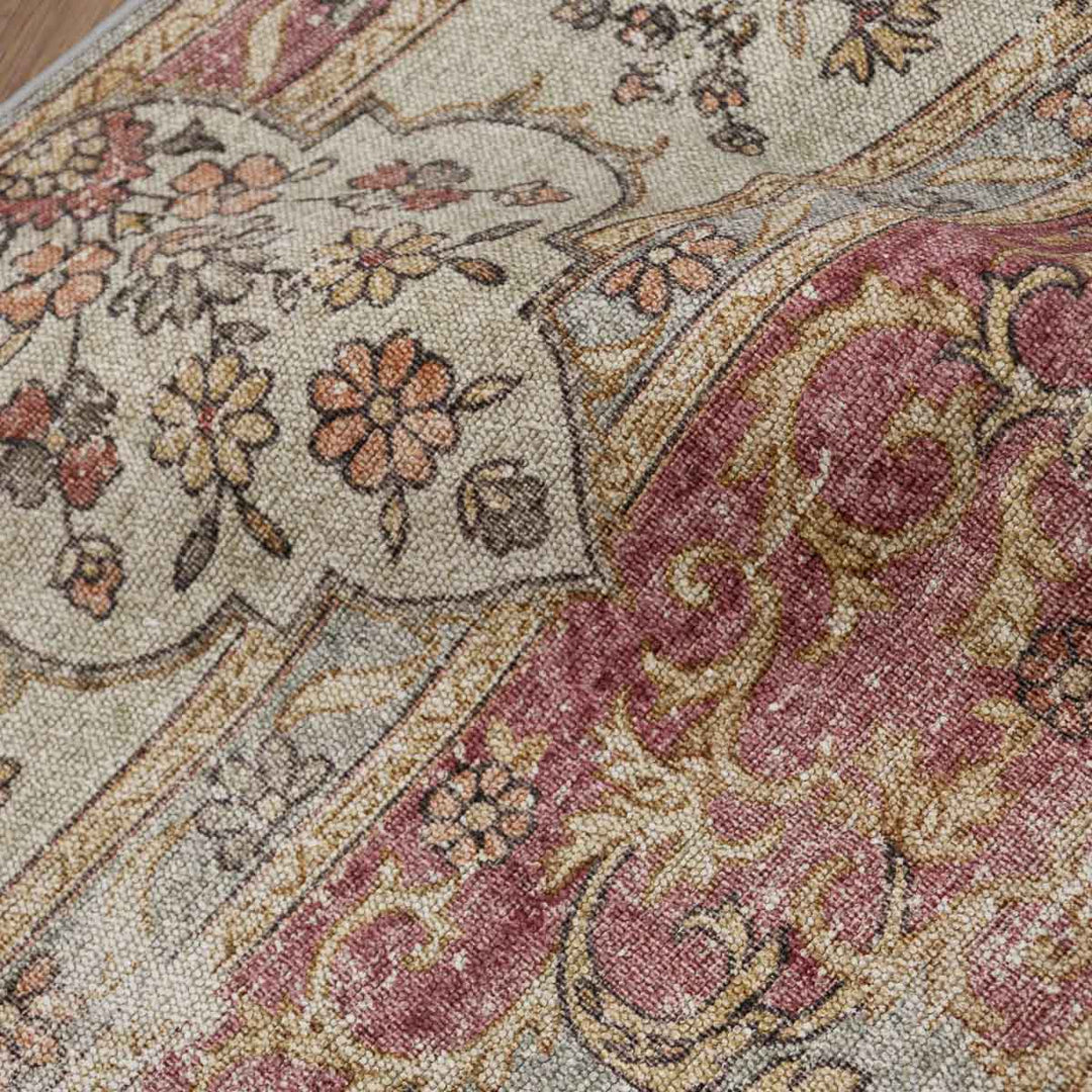 שטיח וינטאז' רוז 08 אפור/בריק | Vintage Rose