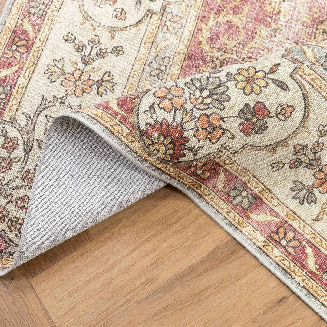 שטיח וינטאז' רוז 08 אפור/בריק | Vintage Rose