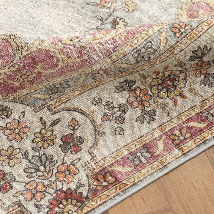 שטיח וינטאז' רוז 08 אפור/בריק | Vintage Rose