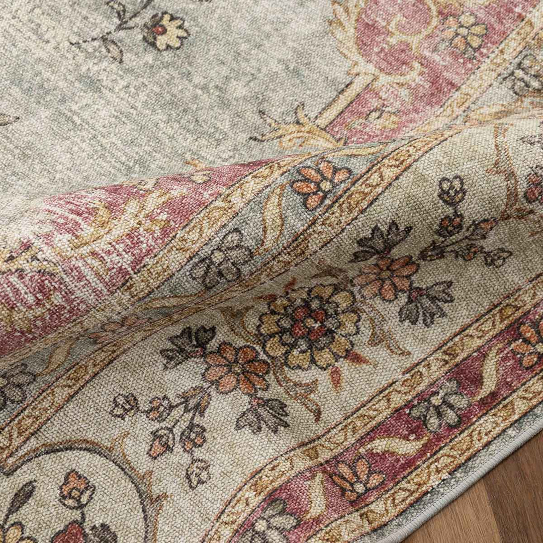 שטיח וינטאז' רוז 08 אפור/בריק | Vintage Rose