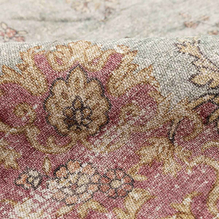 שטיח וינטאז' רוז 08 אפור/בריק | Vintage Rose