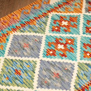 שטיח קילים אפגני 00 צבעוני 197*77