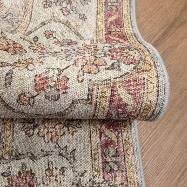 שטיח וינטאז' רוז 08 אפור/בריק | Vintage Rose