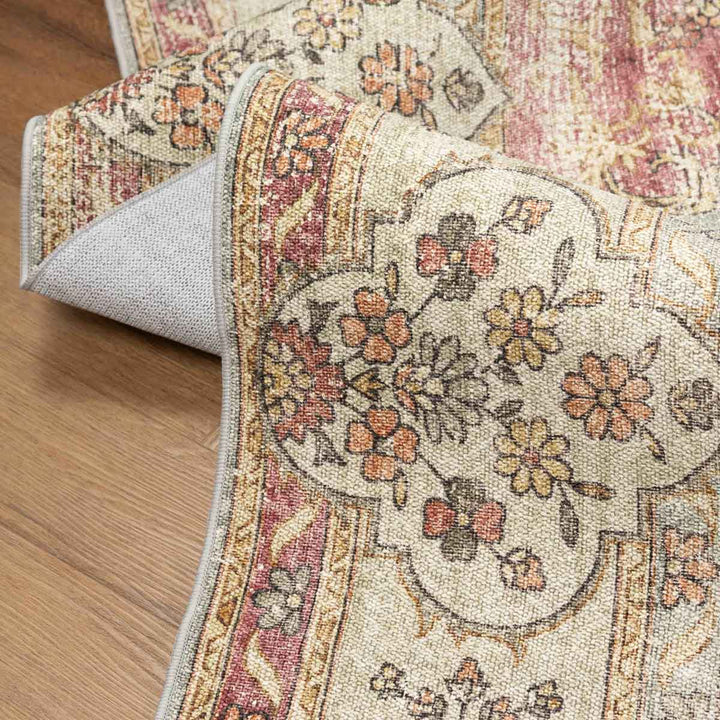 שטיח וינטאז' רוז 08 אפור/בריק | Vintage Rose