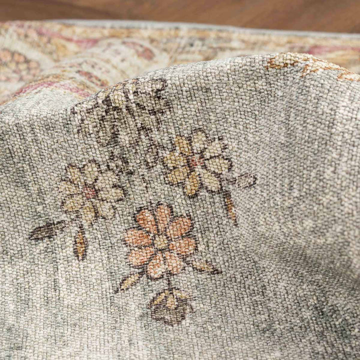 שטיח וינטאז' רוז 08 אפור/בריק | Vintage Rose