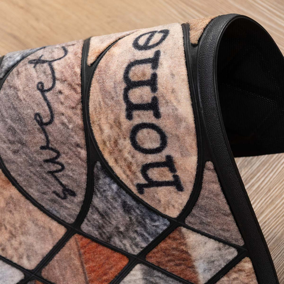 שטיח כניסה הפי 01 צבעוני | HAPPY